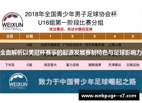 全面解析以美冠杯赛事的起源发展赛制特色与足球影响力 全面解析以美冠杯赛事的起源发展赛制特色与足球影响力