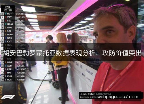 胡安巴勃罗蒙托亚数据表现分析，攻防价值突出
